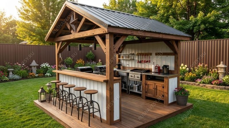 Летняя кухня Скова фото 1