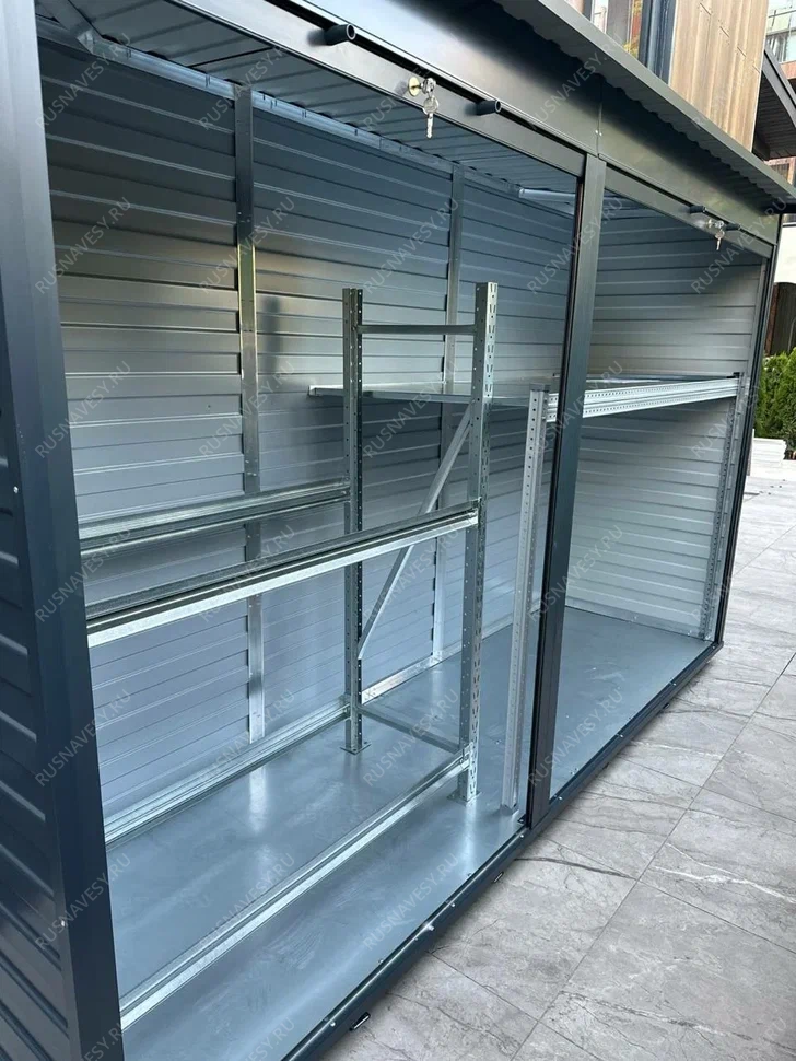 Металлический шкаф 2,40x2,40 разборный фото 9