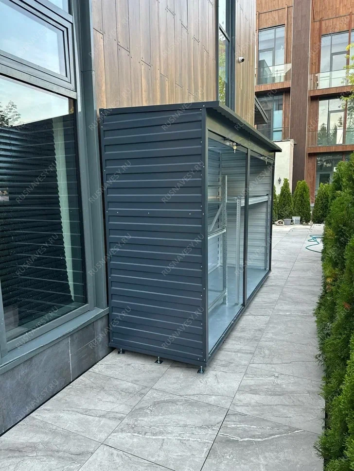 Металлический шкаф 2,40x2,40 разборный фото 8