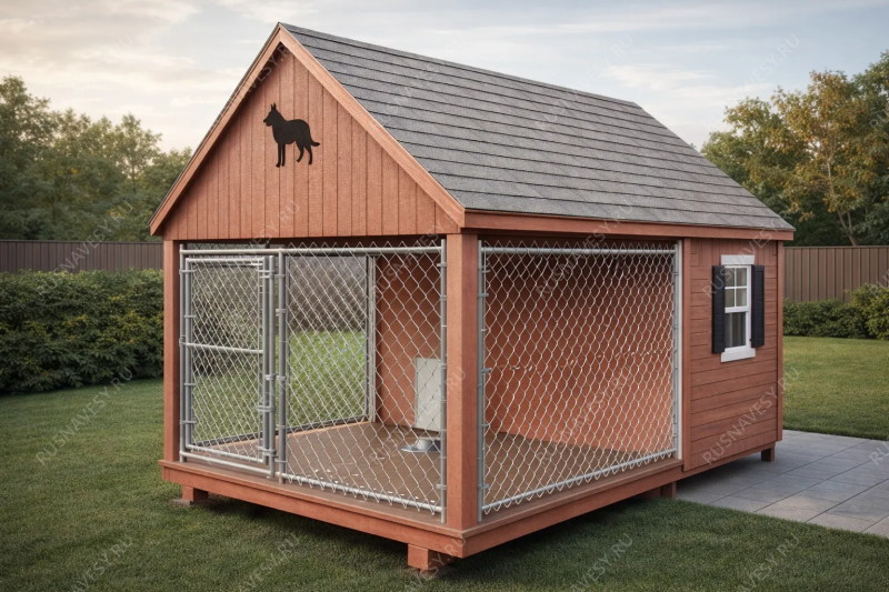 Вольер для собак Тишье фото 1